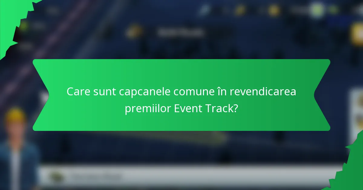 Care sunt capcanele comune în revendicarea premiilor Event Track?